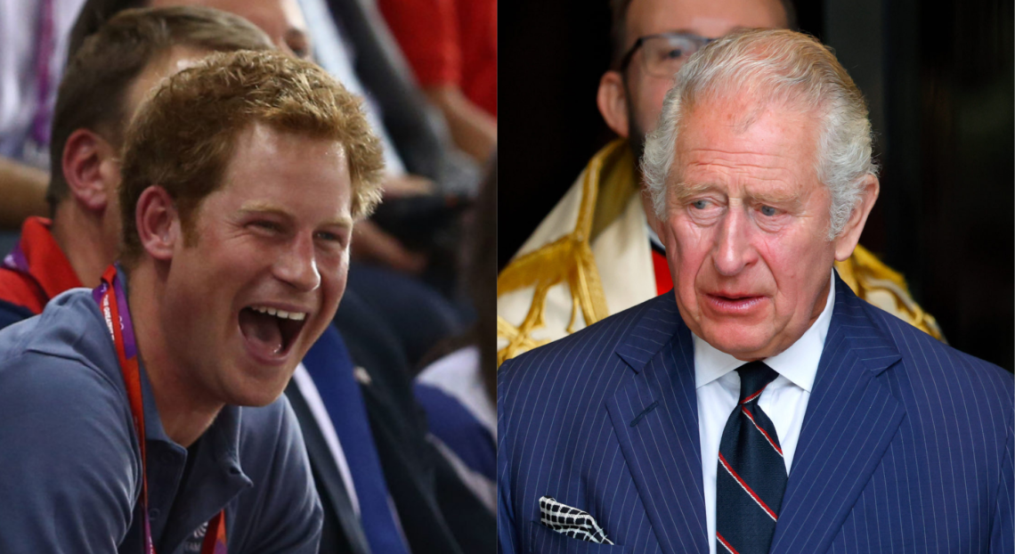 Prince Harry makes fun of King Charles as he receives Living Legends of