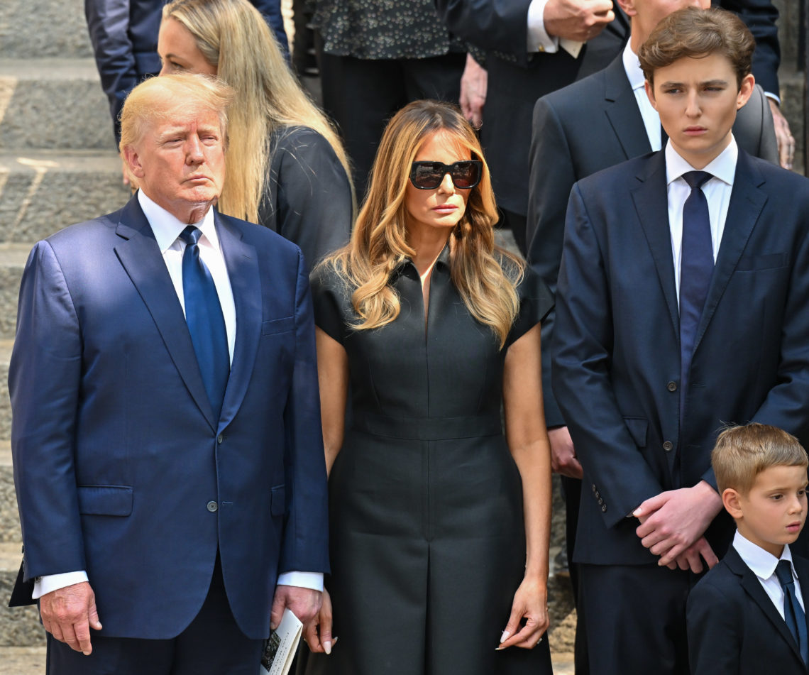 Donald Trump’s mother-in-law is to ‘blame’ for son Barron’s height